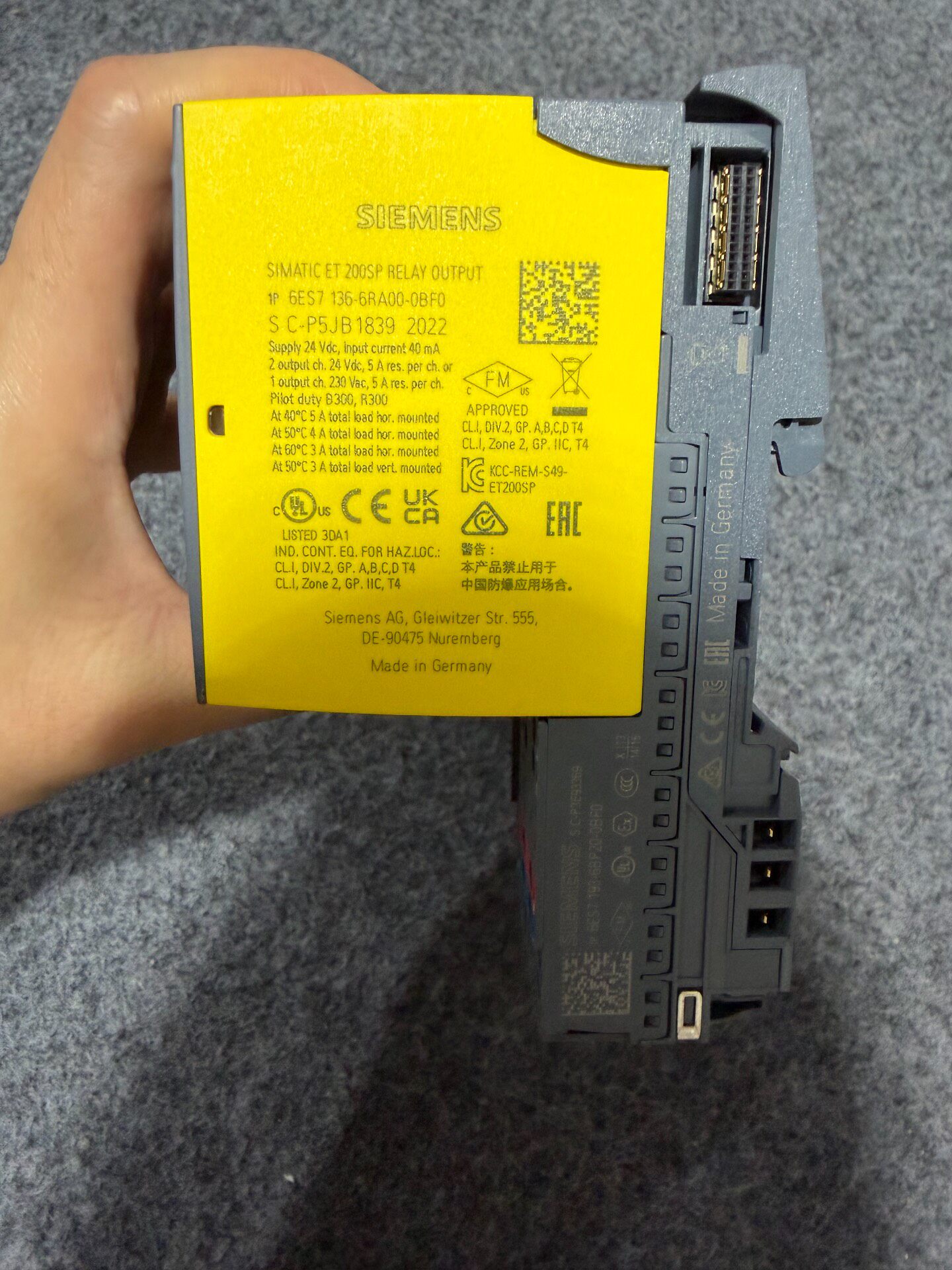 Siemens 6ES7136-6RA00-0BF0 Модуль ET-200