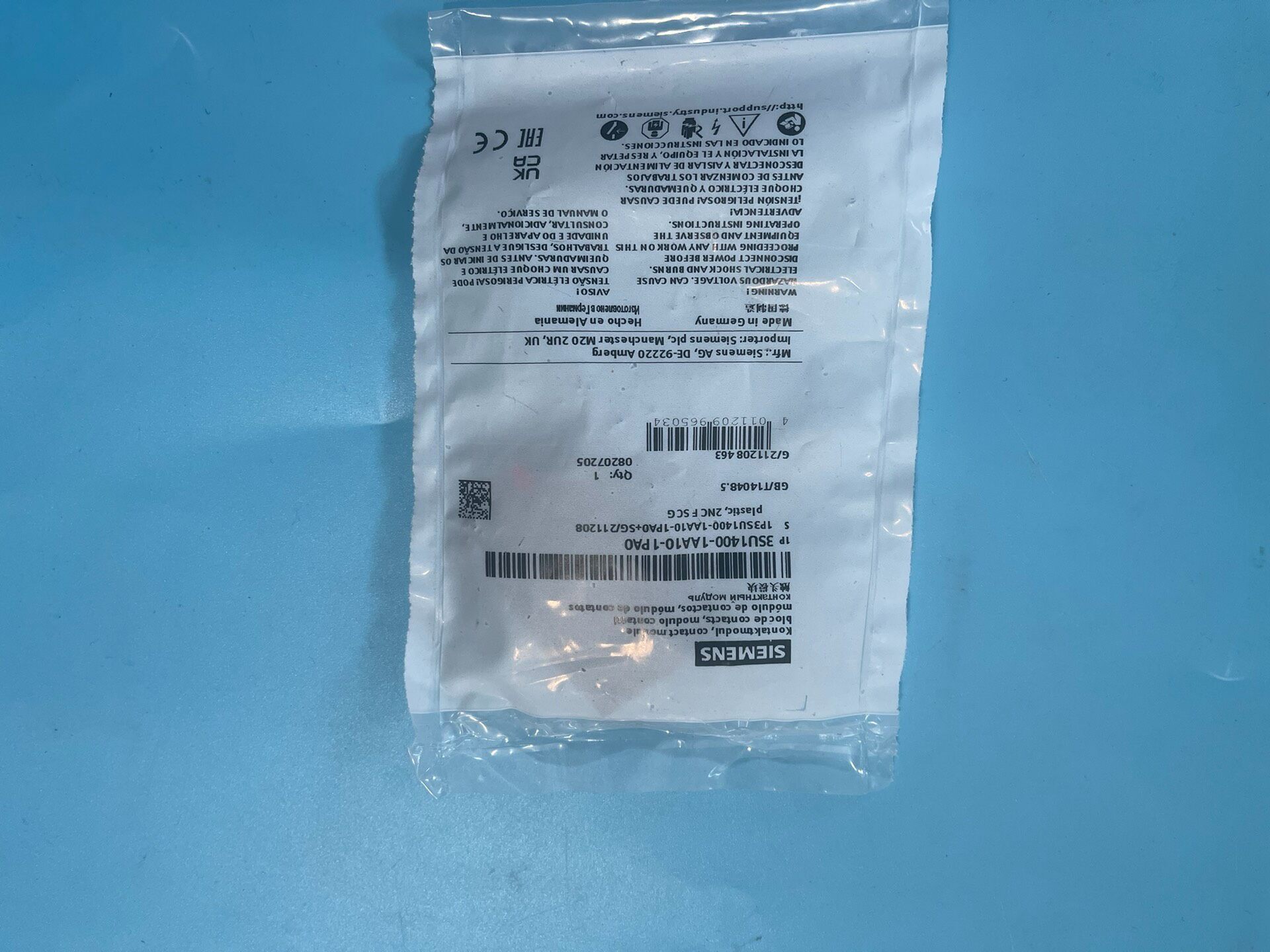 Siemens 3SU1400-1AA10-1PA0 Модуль 3