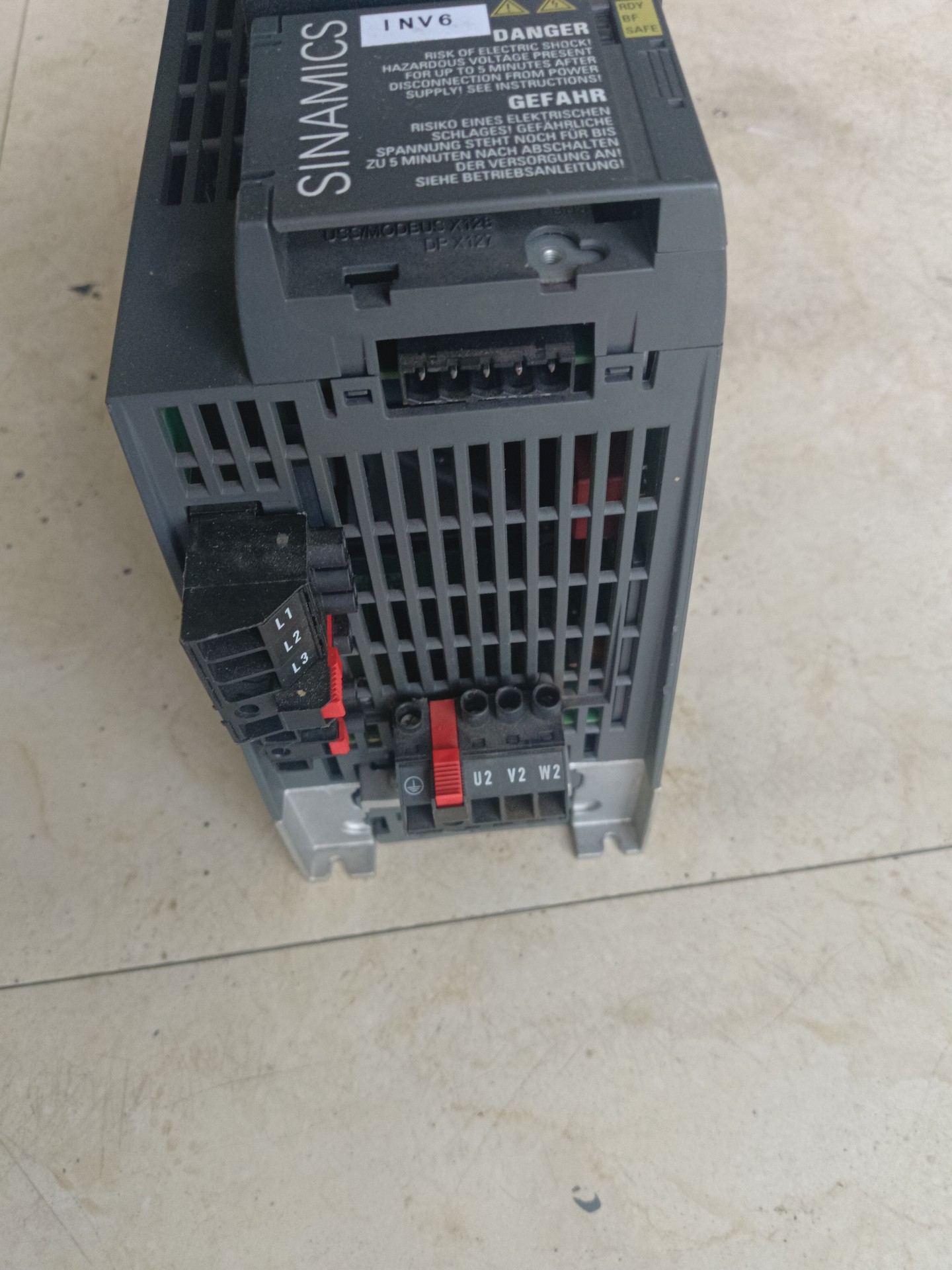 Siemens 6SL3210-1KE21-7UB1 Преобразователь частоты 2