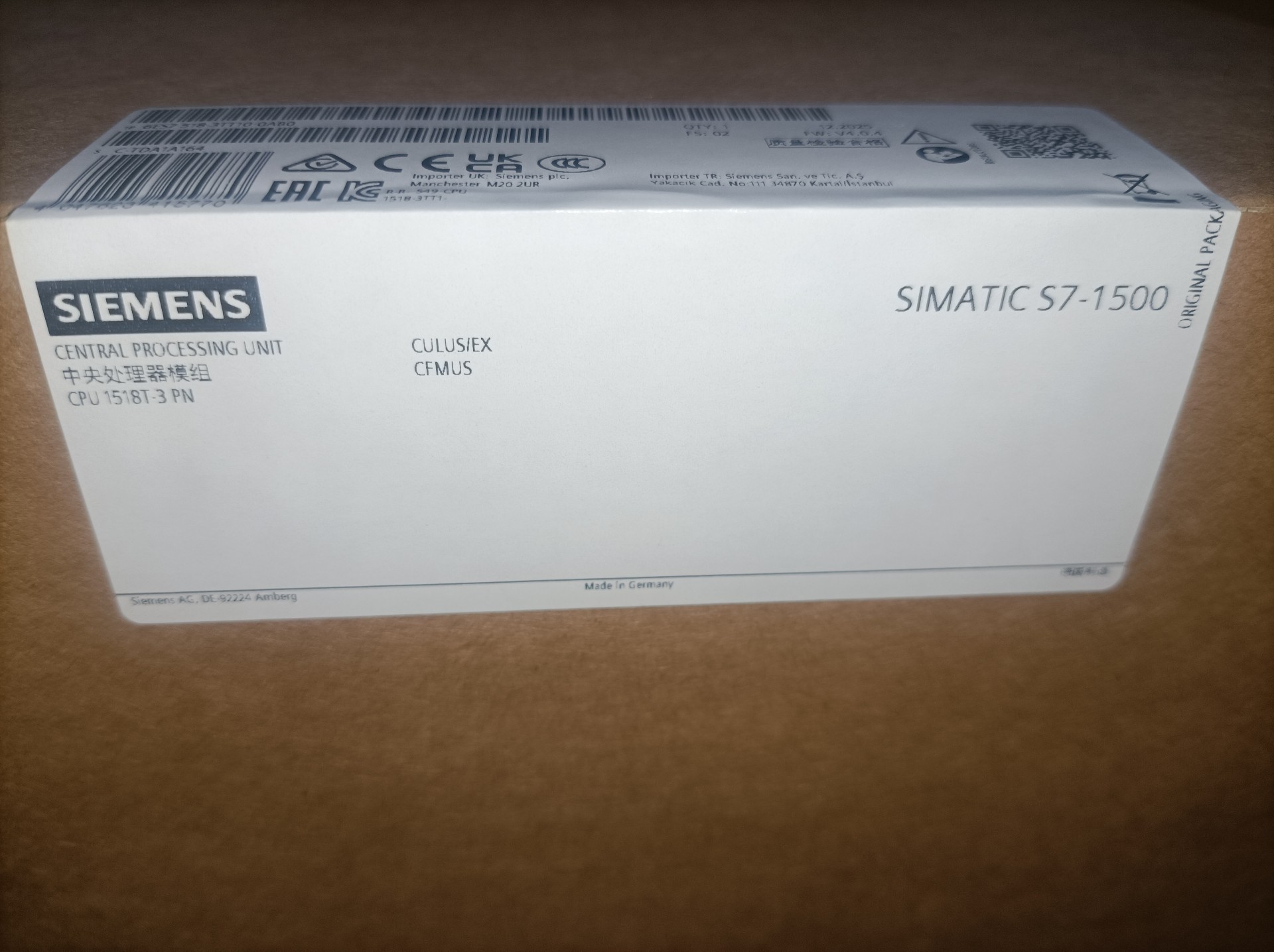 Siemens 6ES7518-3TT10-0AB0 SIMATIC S7-1500 2
