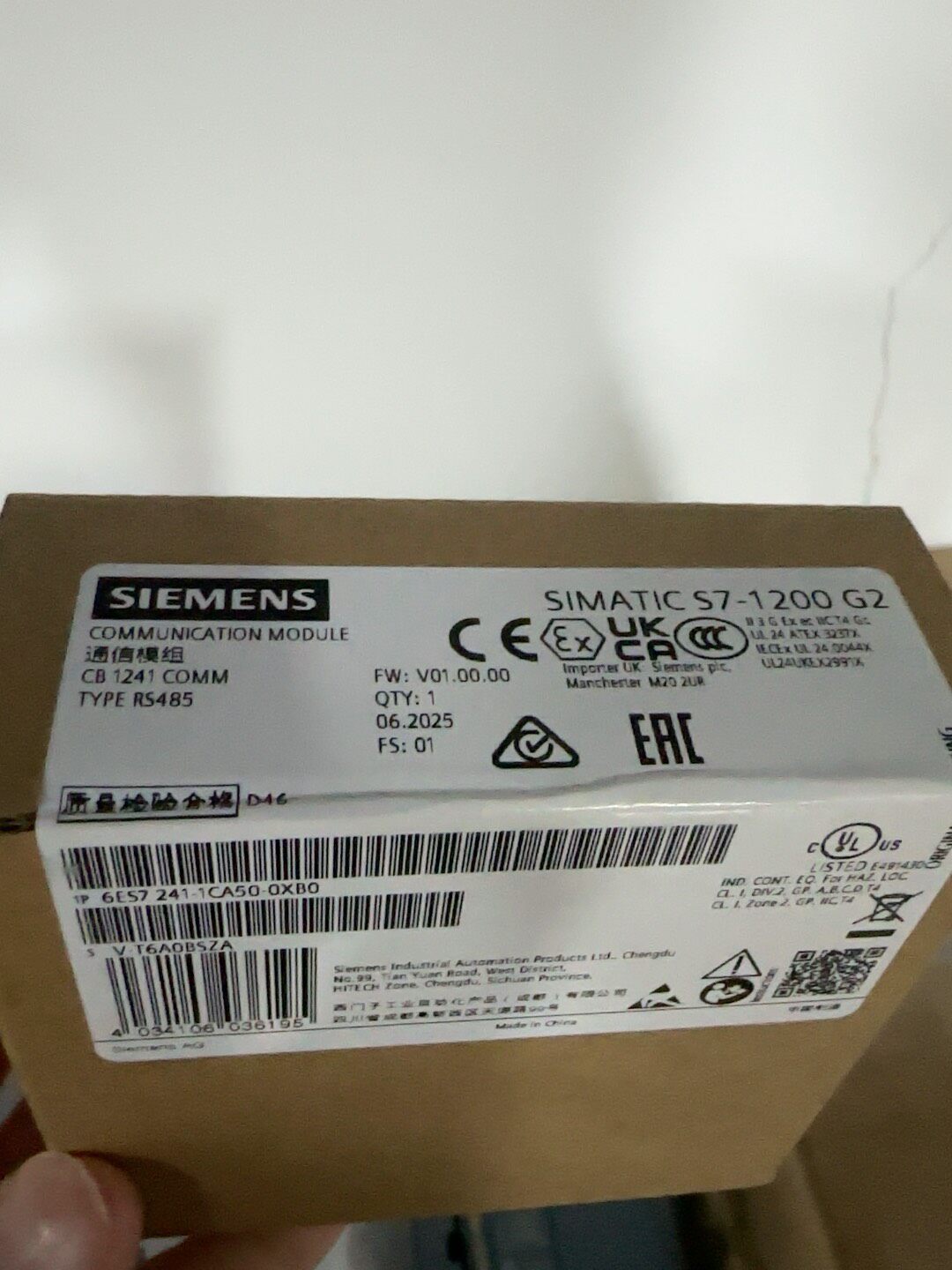 Siemens 6ES7241-1CA50-0XB0 Модуль S7-1200 2