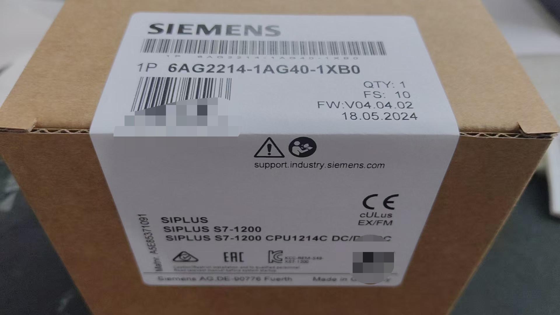Siemens 6AG2214-1AG40-1XB0 SIMATIC S7-1200