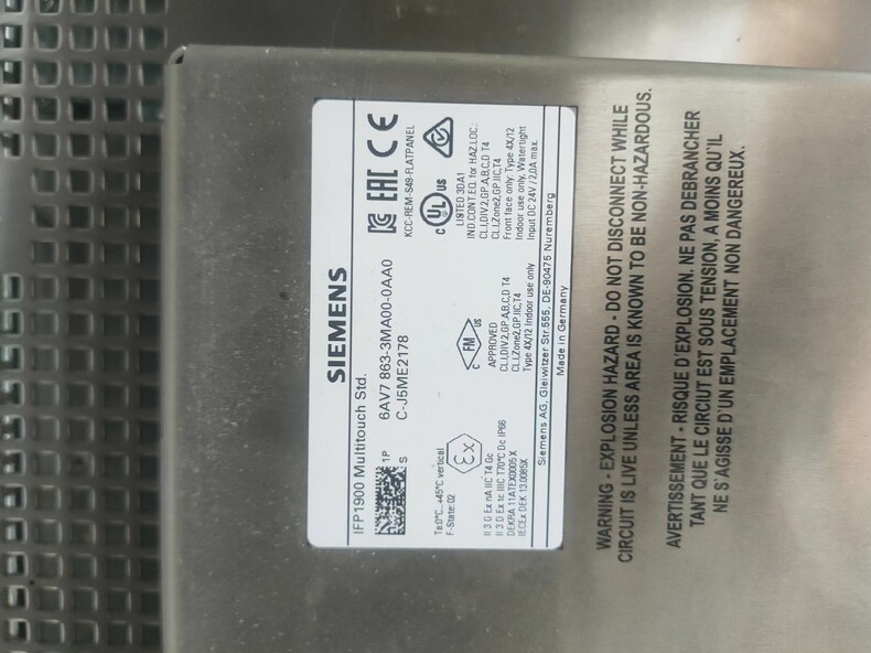 Siemens 6AV7863-3MA00-0AA0 Модуль 3