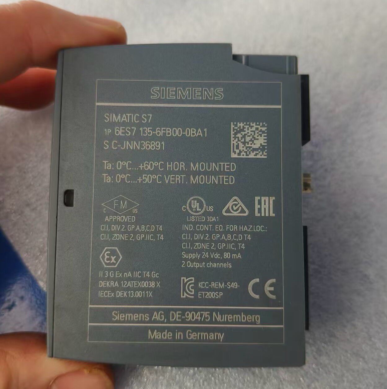 Siemens 6ES7135-6FB00-0BA1 Модуль ET-200