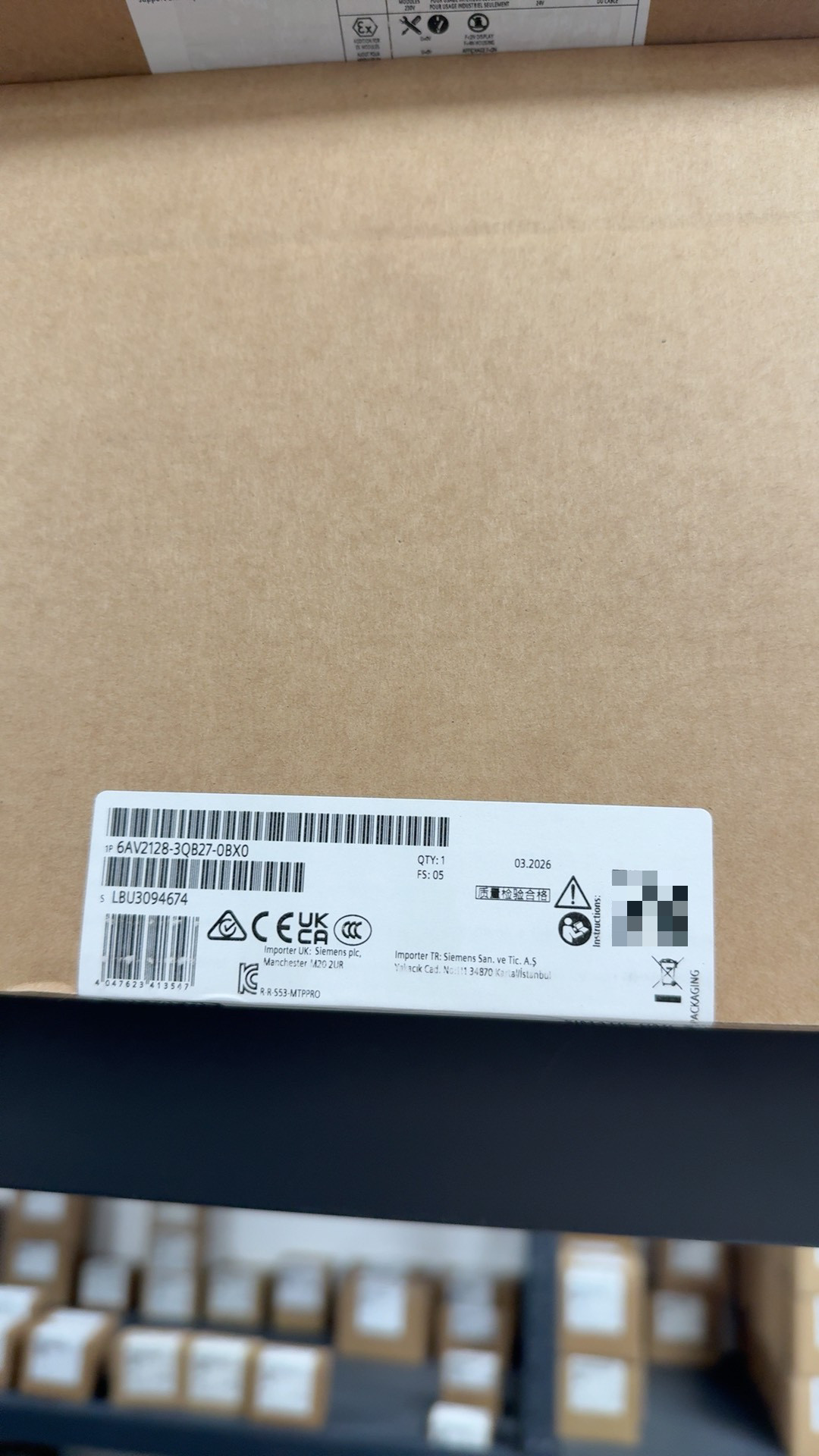 Siemens 6AV2128-3QB27-0AX0 Панели оператора / HMI