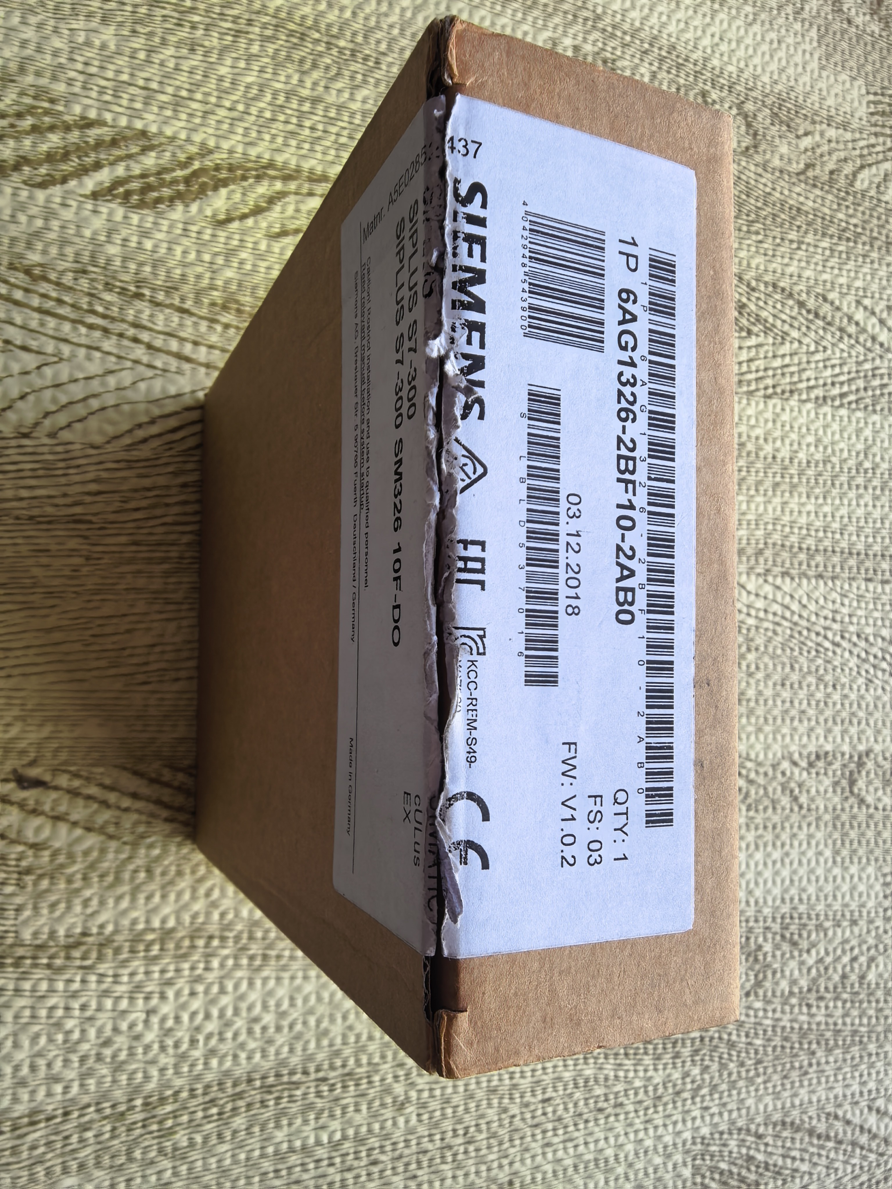 Siemens 6AG1326-2BF10-2AB0 Модуль S7-300