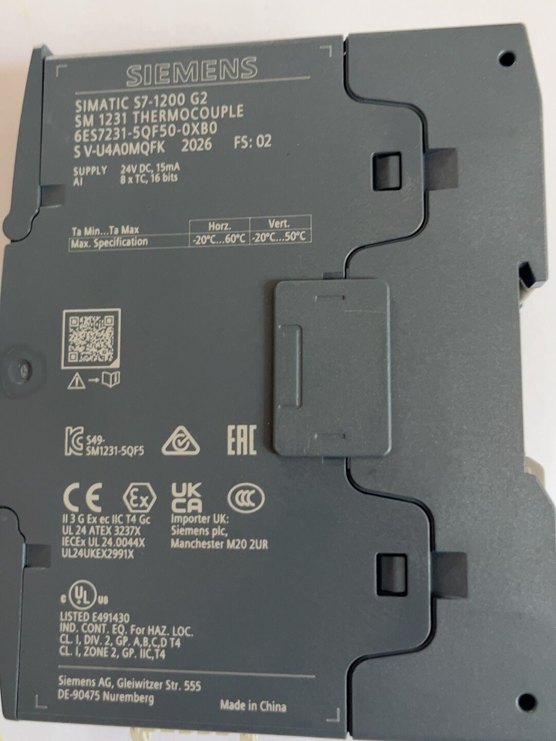 Siemens 6ES7231-5QF50-0XB0 Модуль S7-1200