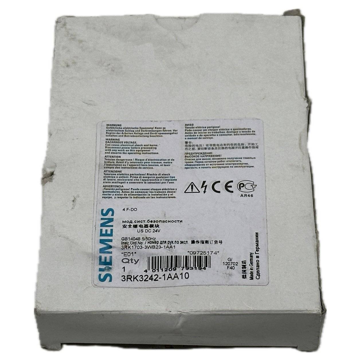 Siemens 3RK3242-1AA10 Модуль 4