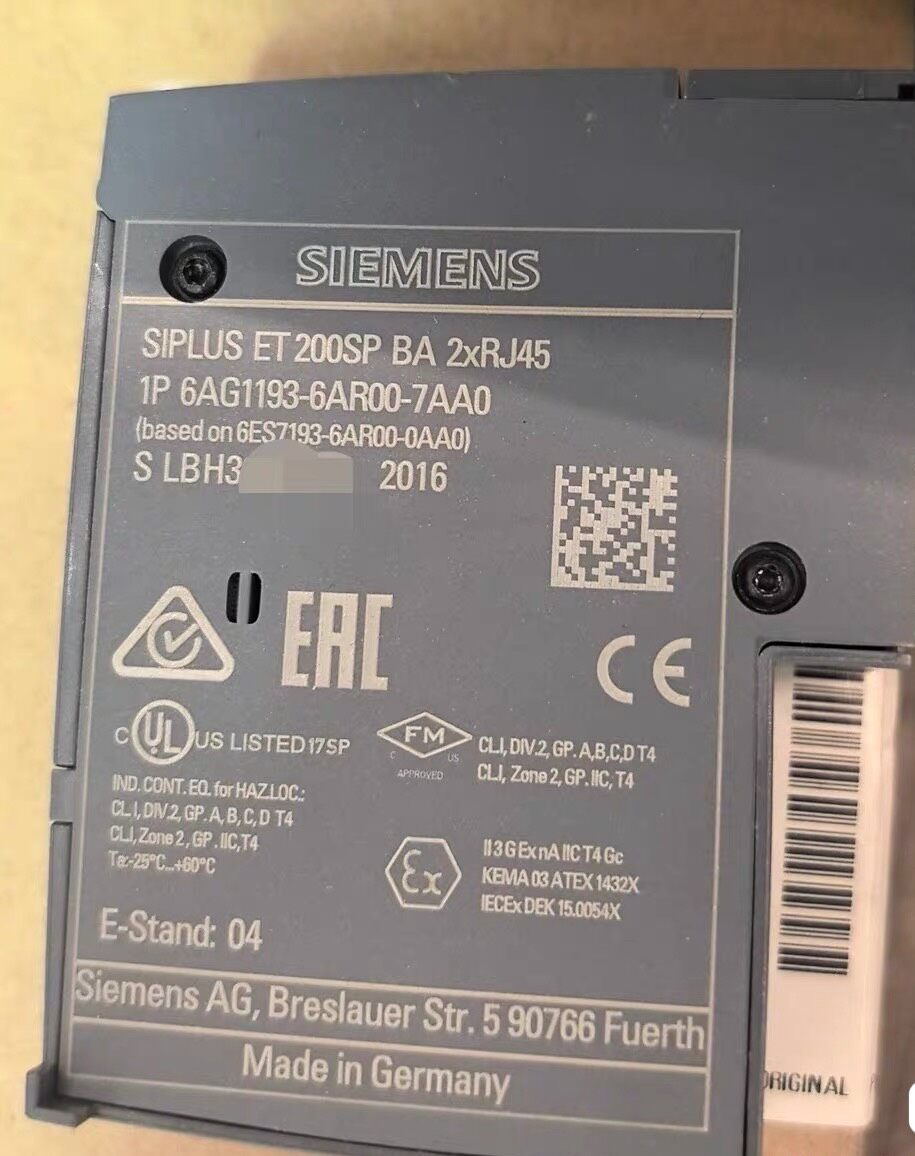 Siemens 6AG1193-6AR00-7AA0 Модуль ET-200
