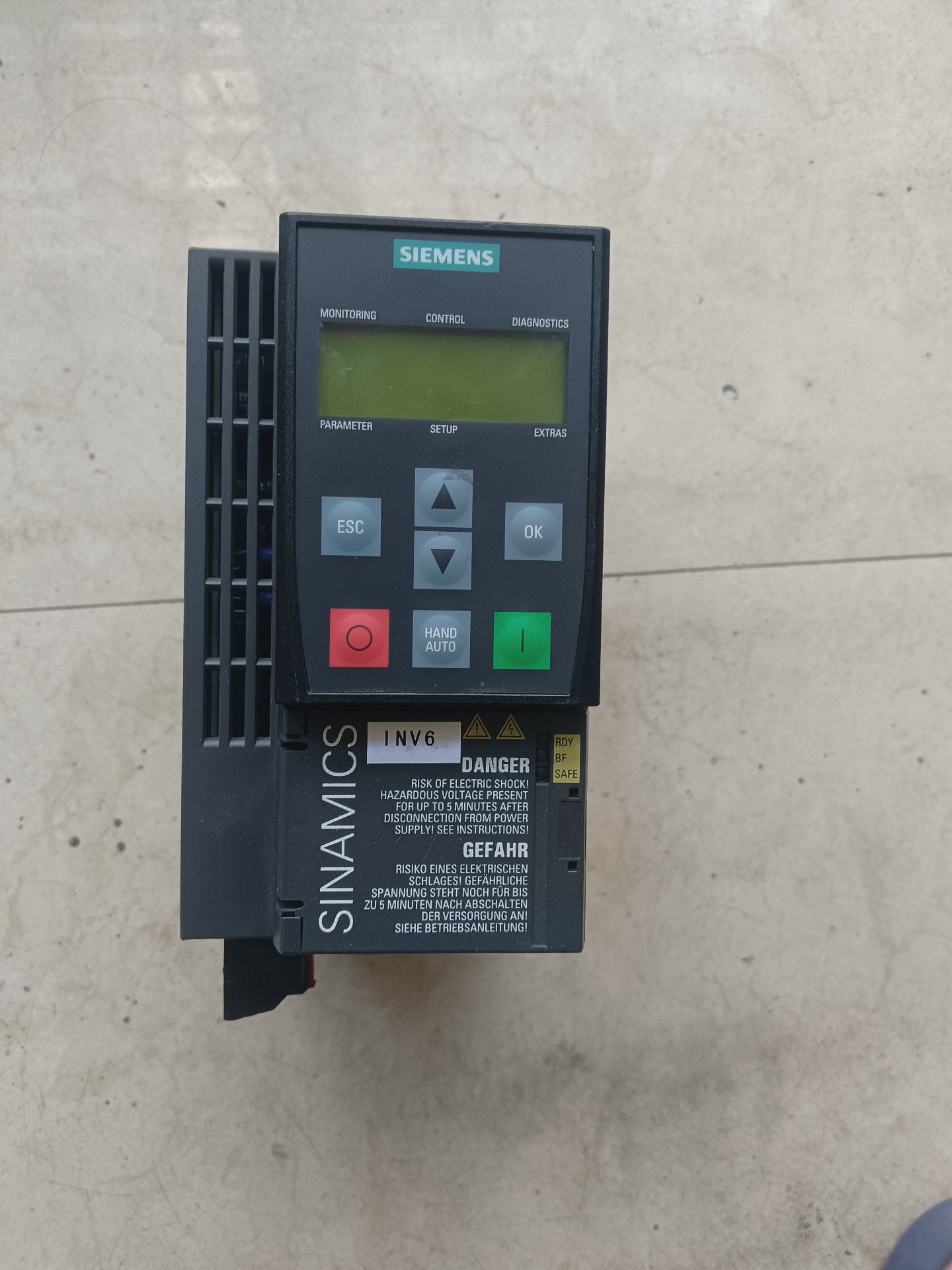 Siemens 6SL3210-1KE21-7UB1 Преобразователь частоты