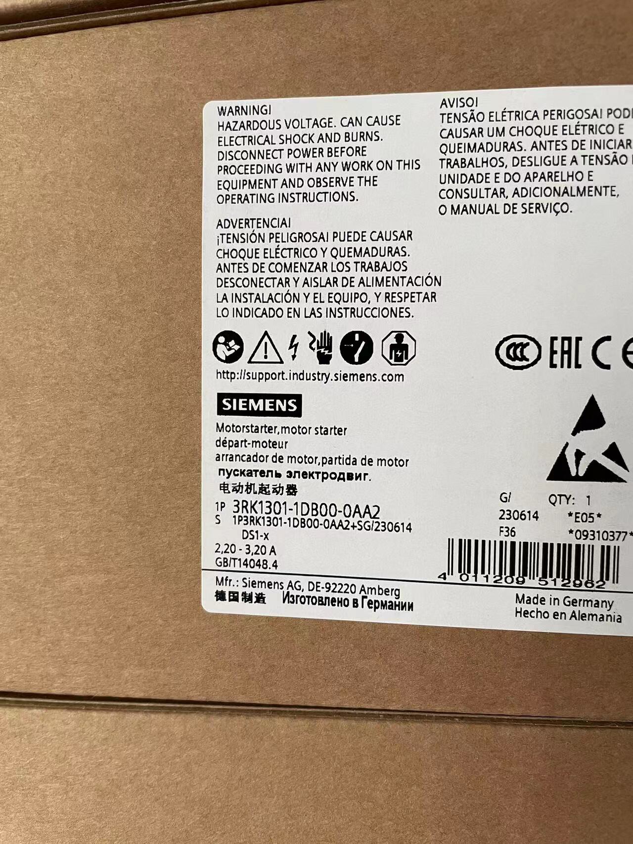 Siemens 3RK1301-1DB00-0AA2 Модуль ET-200