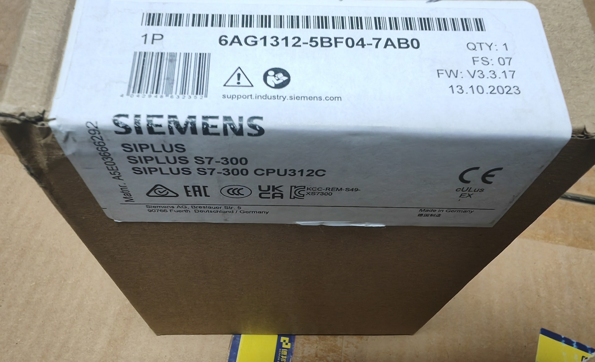 Siemens 6AG1322-1BH01-2AA0 Модуль S7-300 2