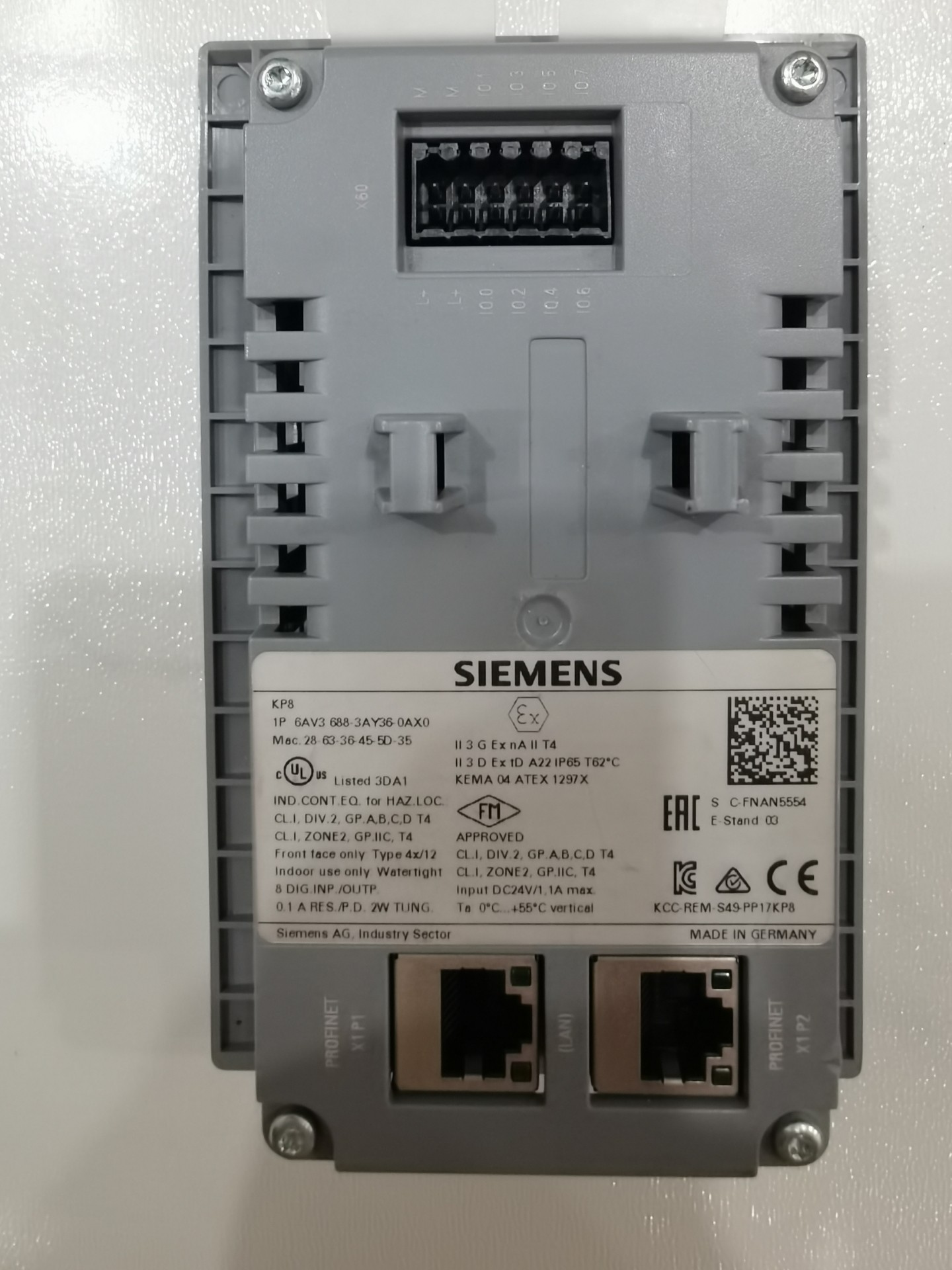Siemens 6AV3688-3AY36-0AX0 Серия KP 2