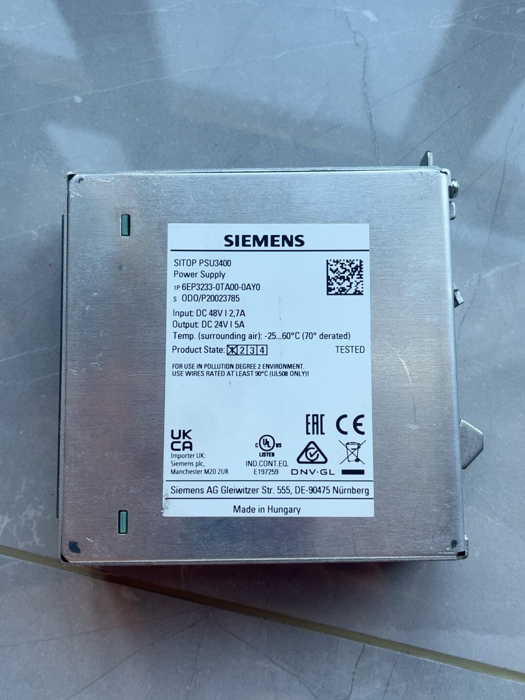 Siemens 6EP3233-0TA00-0AY0 Источник питания постоянного тока 2