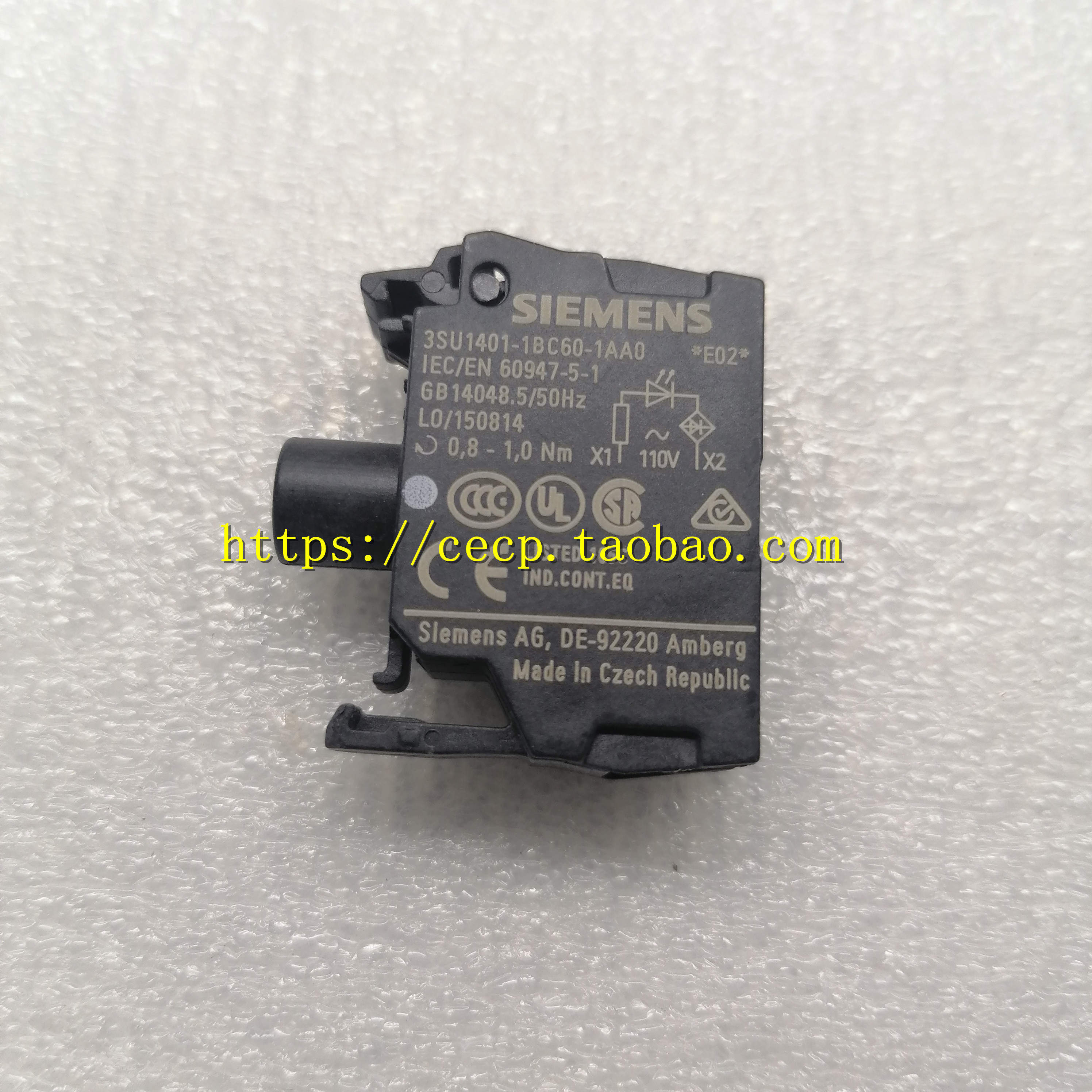 Siemens 3SU1401-1BC60-1AA0 Модуль