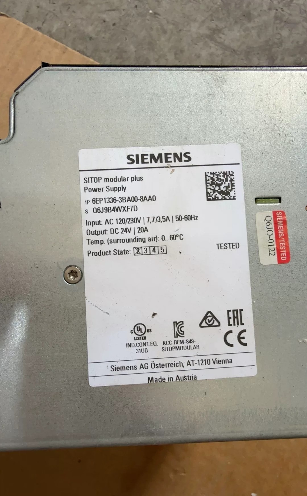 Siemens 6EP1336-3BA00-8AA0 Источник питания постоянного тока 2