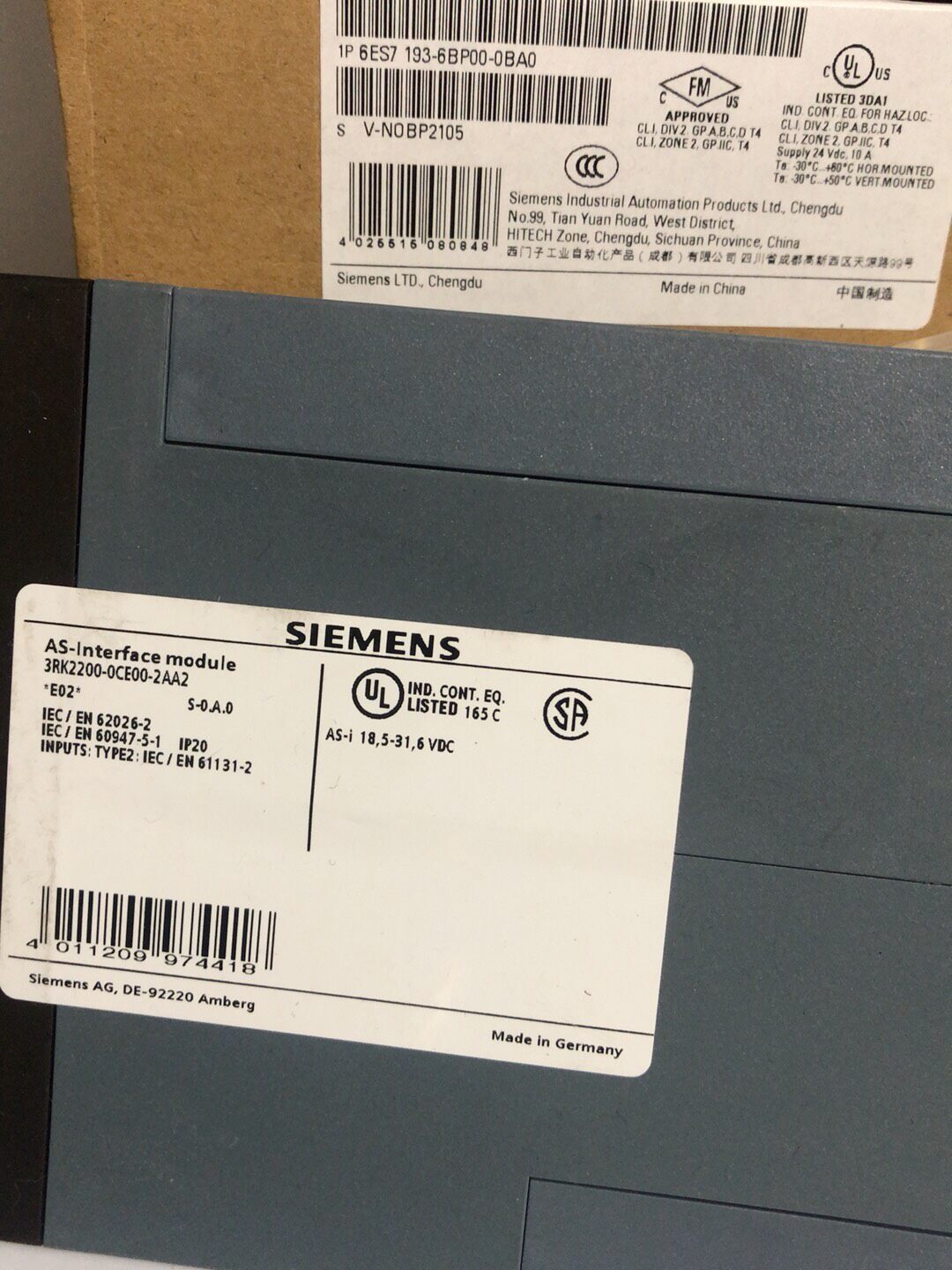 Siemens 3RK2200-0CE00-2AA2 Модуль