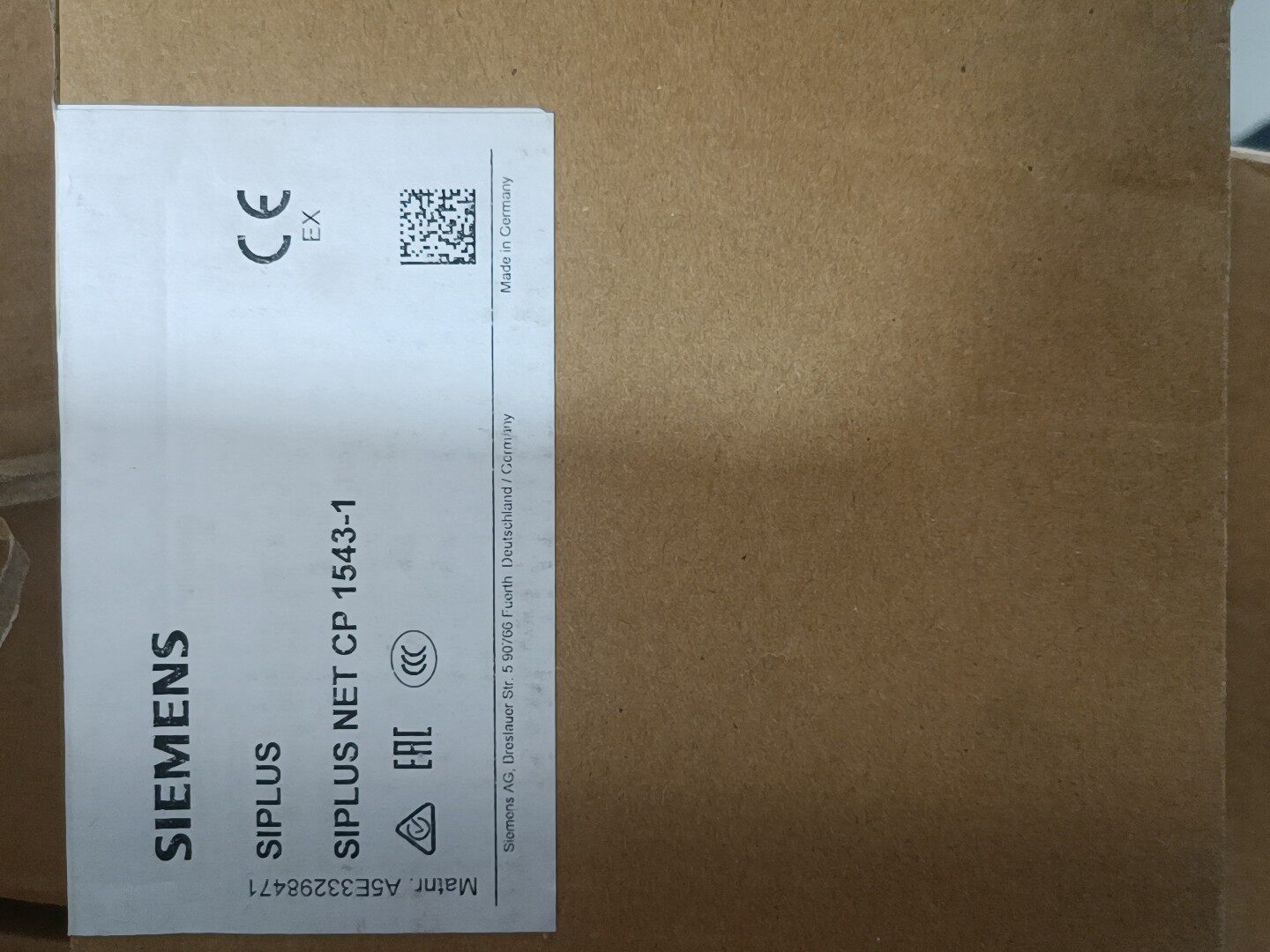 Siemens 6AG1543-1AX00-2XE0 Модуль 2