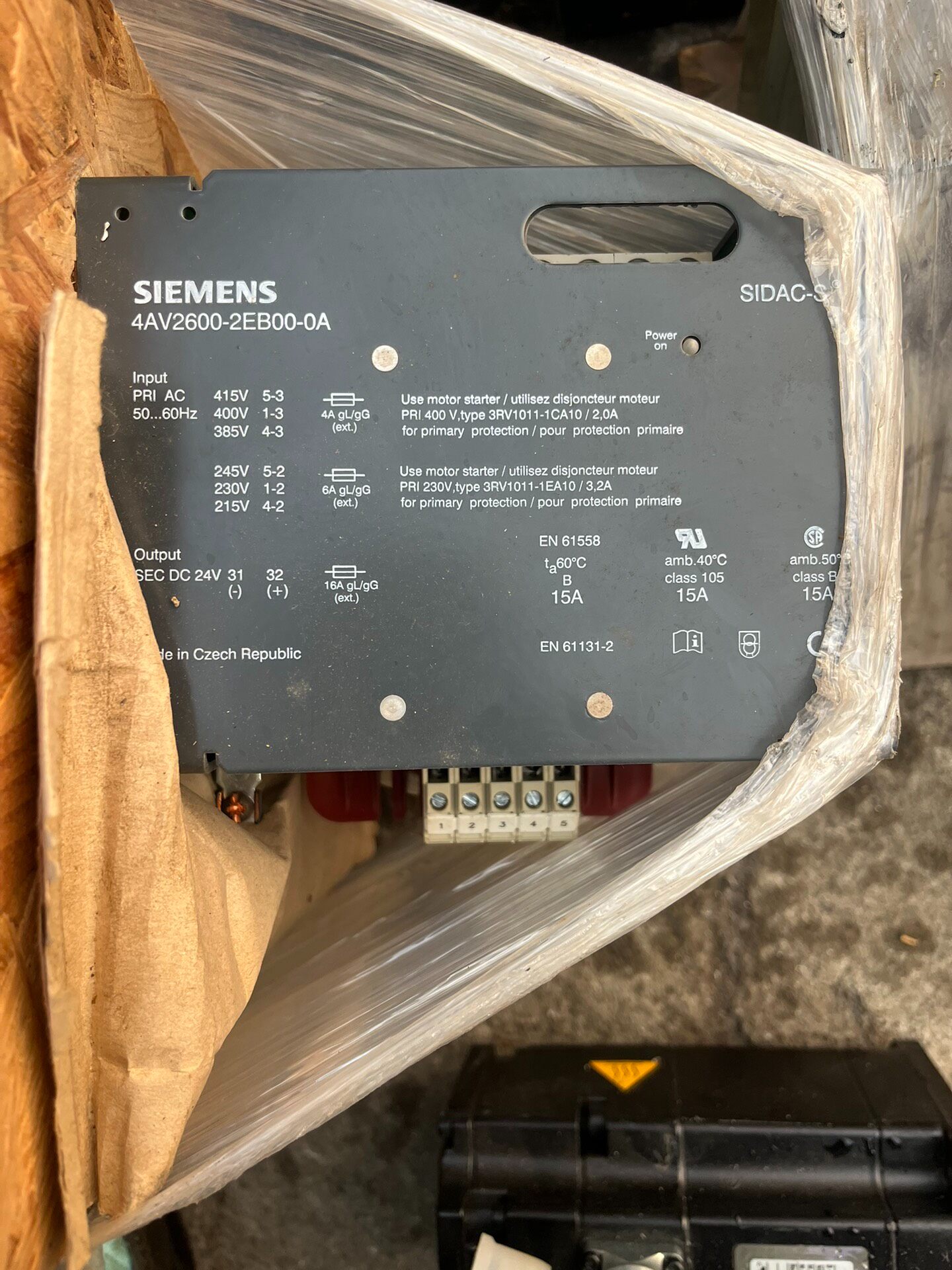 Siemens 4AV2600-2EB00-0A Источник питания