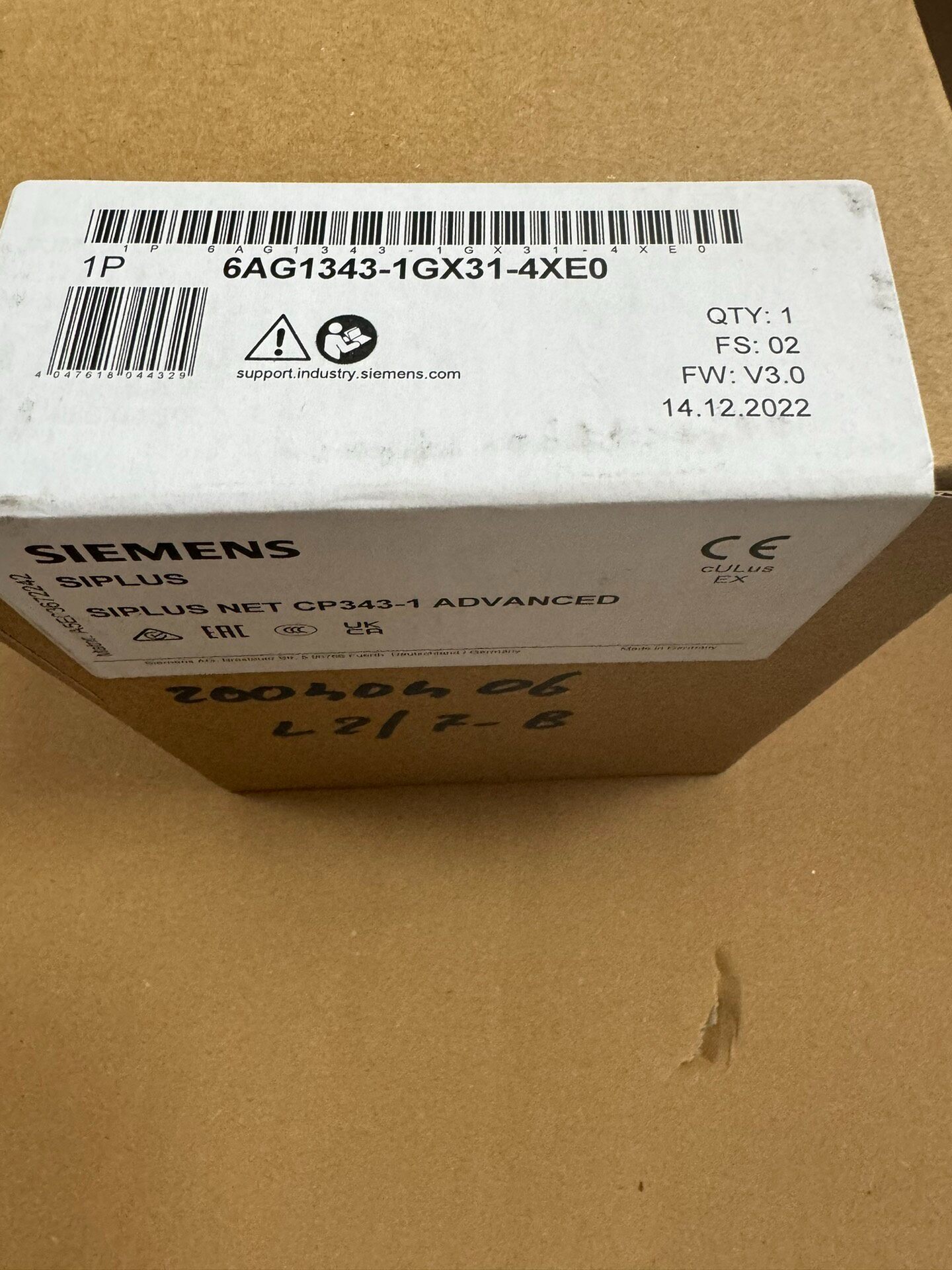 Siemens 6AG1343-1GX31-4XE0 Модуль
